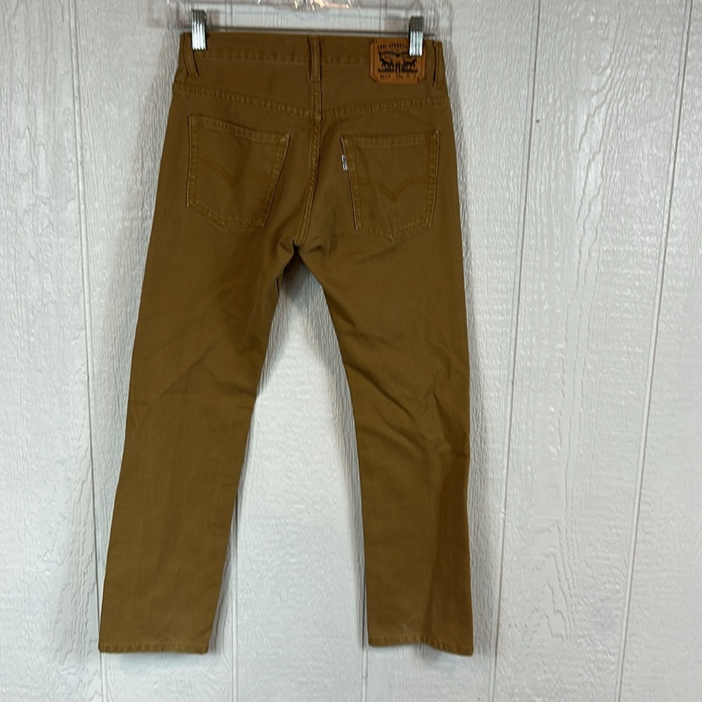 Boys Levi's Brown Denim Pants - Picture 3 of 4